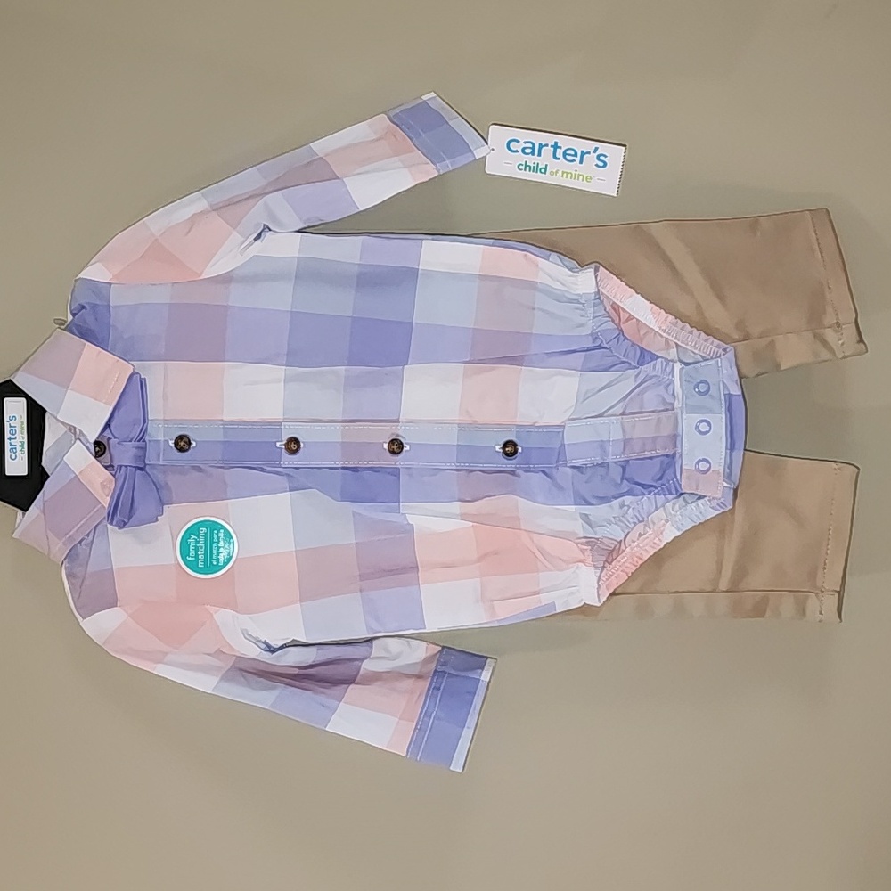 Carter's Child of Mine Baby Boy Outfit 3-Piece Set, 6-9 months